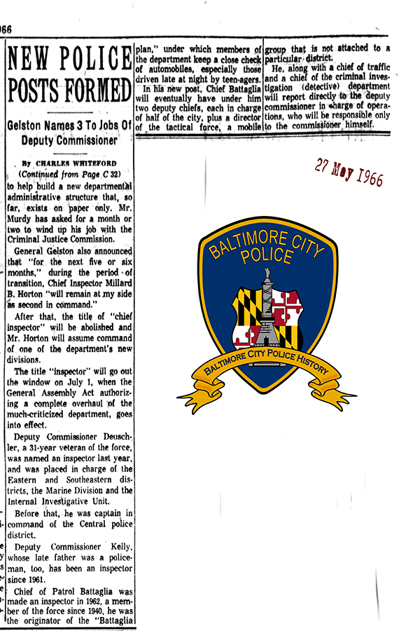 The Baltimore Sun Fri May 27 1966 DCFI 2 72