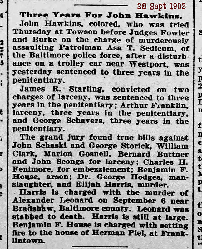 The Baltimore Sun Sun Sep 28 1902 Sedicum 726 72